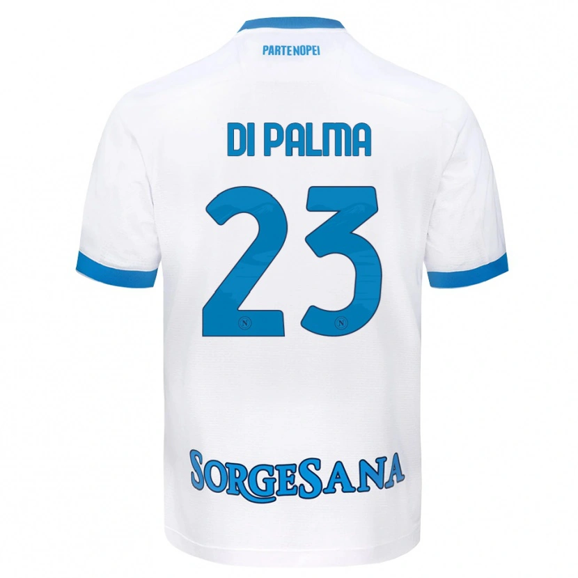 Danxen Heren Manuel Di Palma #23 Wit Hemelsblauw Uitshirt Uittenue 2026/27 T-Shirt