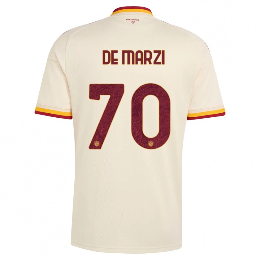 Danxen Heren Giorgio De Marzi #70 Champagne Rood Geel Uitshirt Uittenue 2026/27 T-Shirt