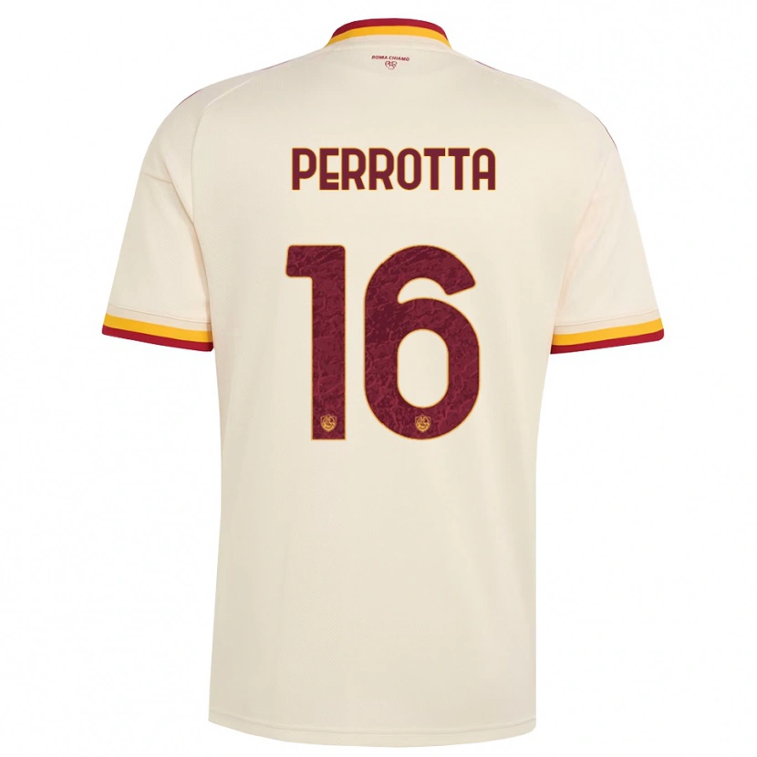 Danxen Heren Mathias Perrotta #16 Champagne Rood Geel Uitshirt Uittenue 2026/27 T-Shirt