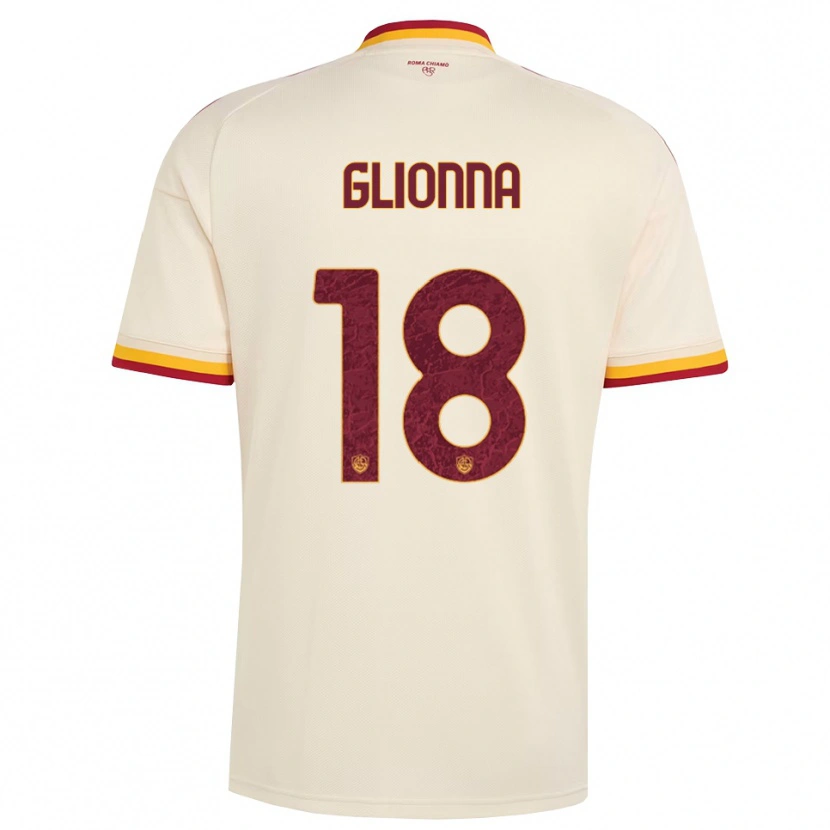 Danxen Heren Benedetta Glionna #18 Champagne Rood Geel Uitshirt Uittenue 2026/27 T-Shirt