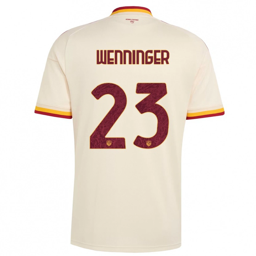 Danxen Heren Carina Wenninger #23 Champagne Rood Geel Uitshirt Uittenue 2026/27 T-Shirt