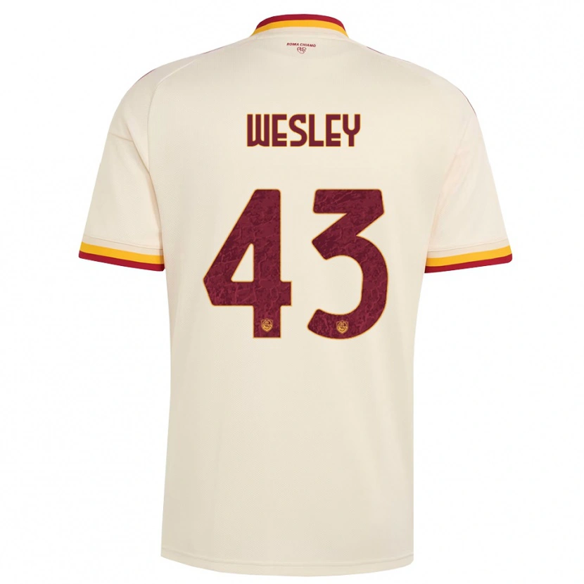 Danxen Heren Wesley Vinícius França Lima #43 Champagne Rood Geel Uitshirt Uittenue 2026/27 T-Shirt
