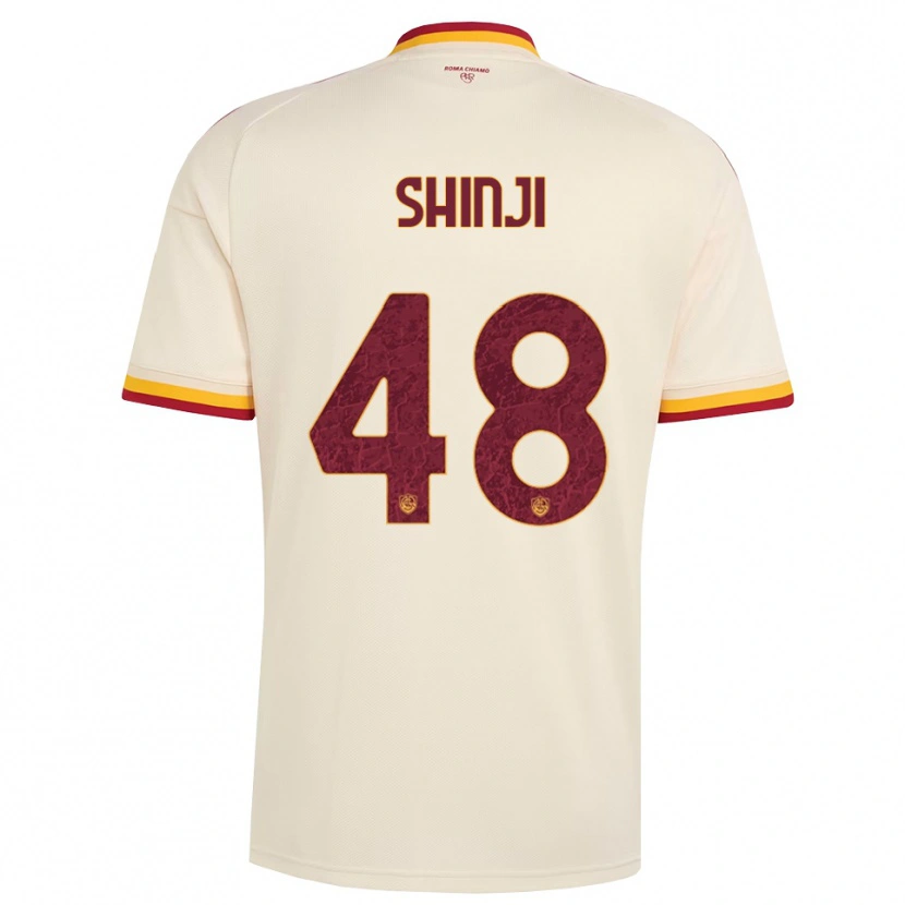 Danxen Heren Shin-Ji Kim #48 Champagne Rood Geel Uitshirt Uittenue 2026/27 T-Shirt