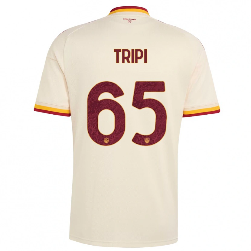 Danxen Heren Filippo Tripi #65 Champagne Rood Geel Uitshirt Uittenue 2026/27 T-Shirt
