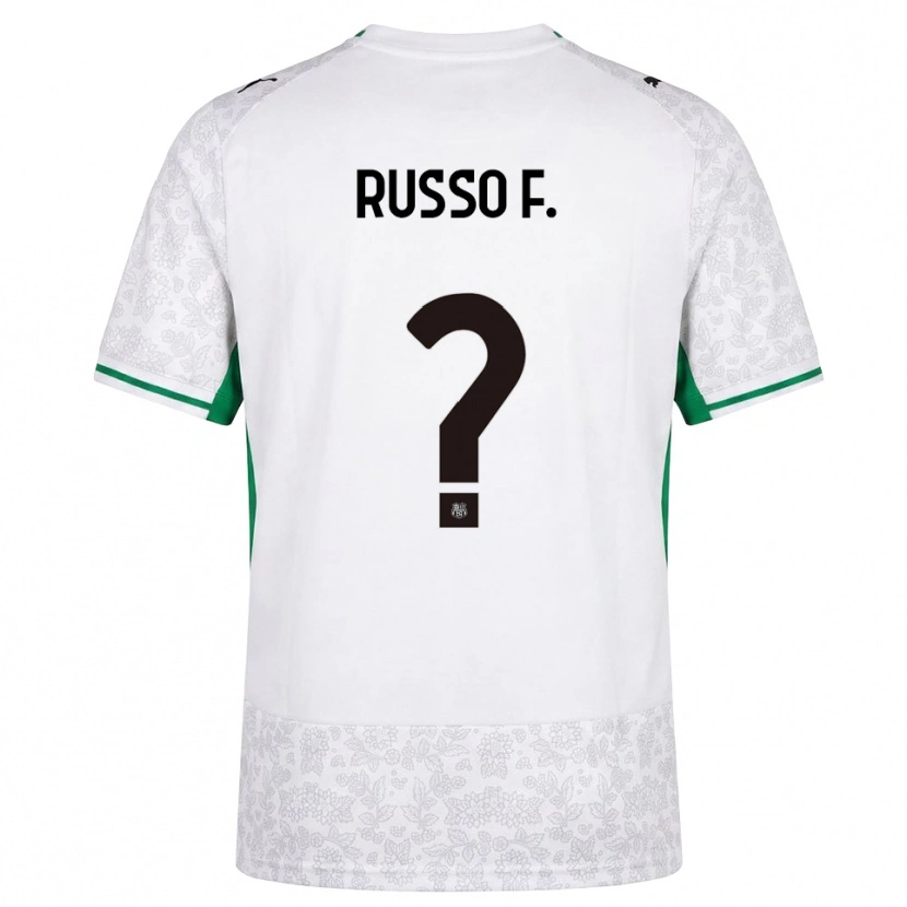 Danxen Heren Flavio Russo #0 Wit Zwart Groen Uitshirt Uittenue 2026/27 T-Shirt