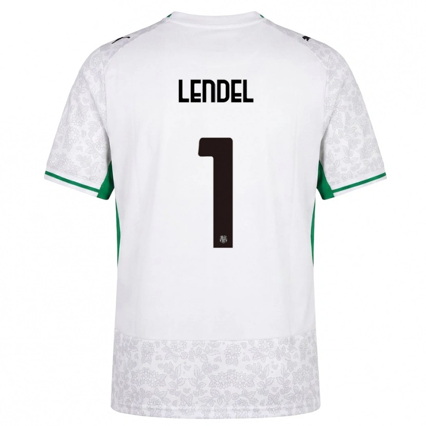 Danxen Heren Davide Lendel #1 Wit Zwart Groen Uitshirt Uittenue 2026/27 T-Shirt