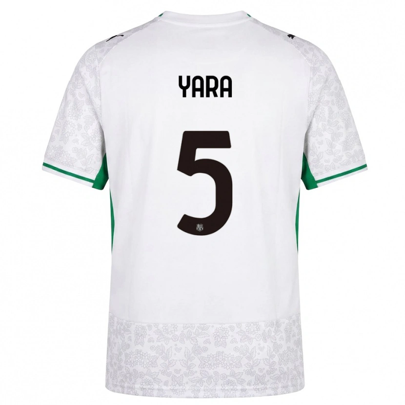Danxen Heren Moussa Yara #5 Wit Zwart Groen Uitshirt Uittenue 2026/27 T-Shirt