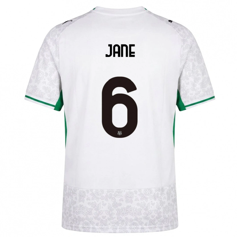 Danxen Heren Refiloe Jane #6 Wit Zwart Groen Uitshirt Uittenue 2026/27 T-Shirt
