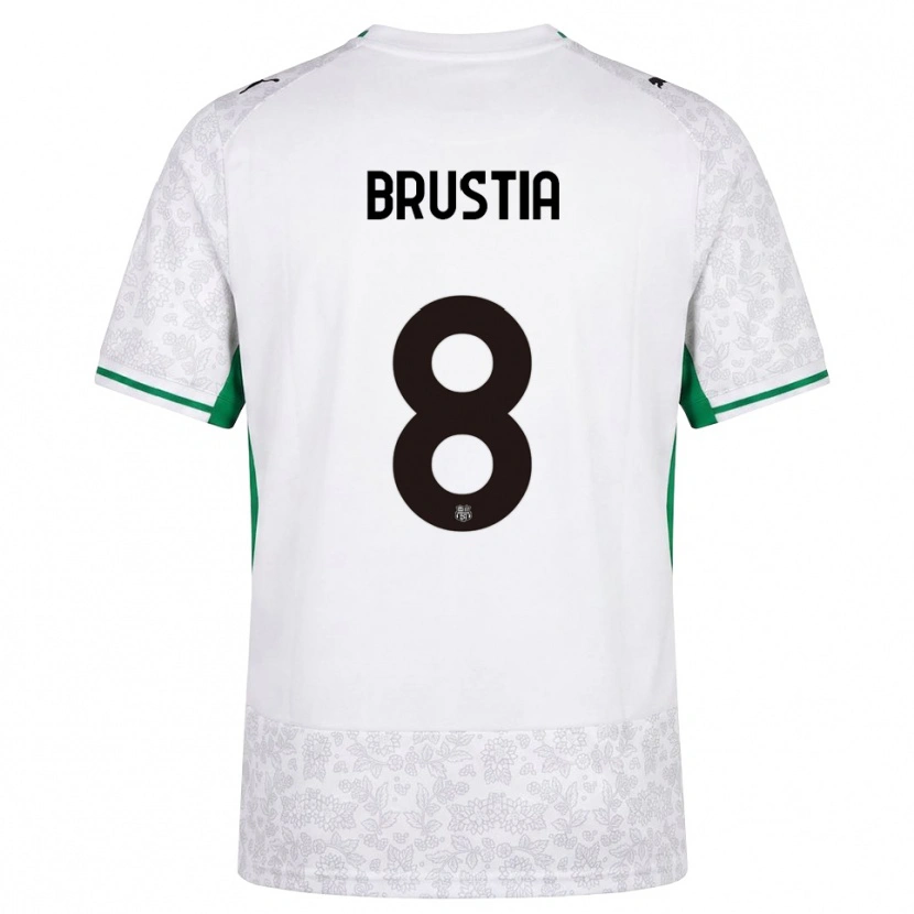 Danxen Heren Martina Brustia #8 Wit Zwart Groen Uitshirt Uittenue 2026/27 T-Shirt