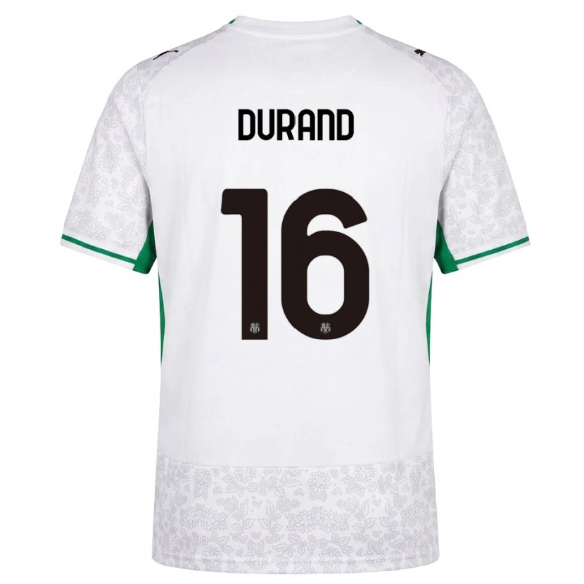 Danxen Heren Solène Durand #16 Wit Zwart Groen Uitshirt Uittenue 2026/27 T-Shirt