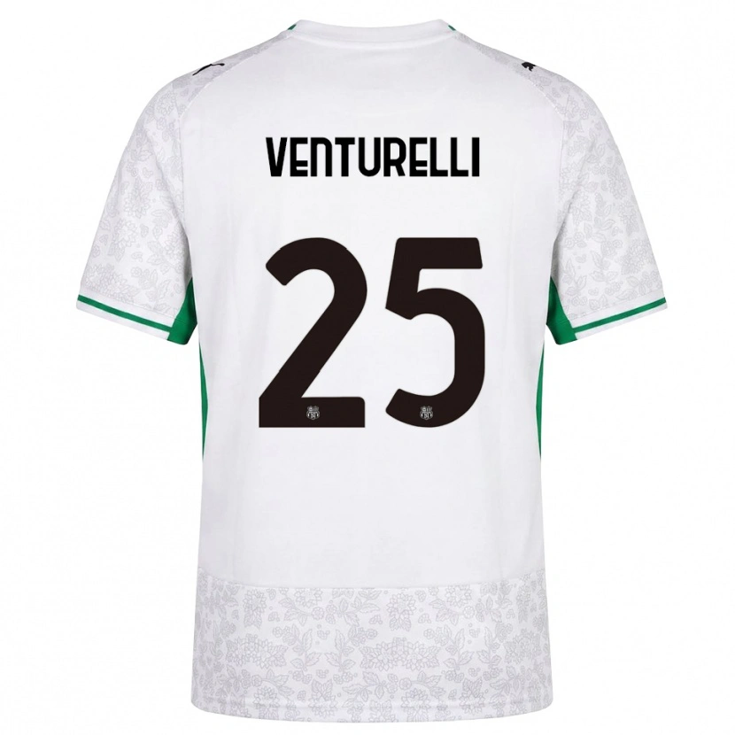 Danxen Heren Caterina Venturelli #25 Wit Zwart Groen Uitshirt Uittenue 2026/27 T-Shirt