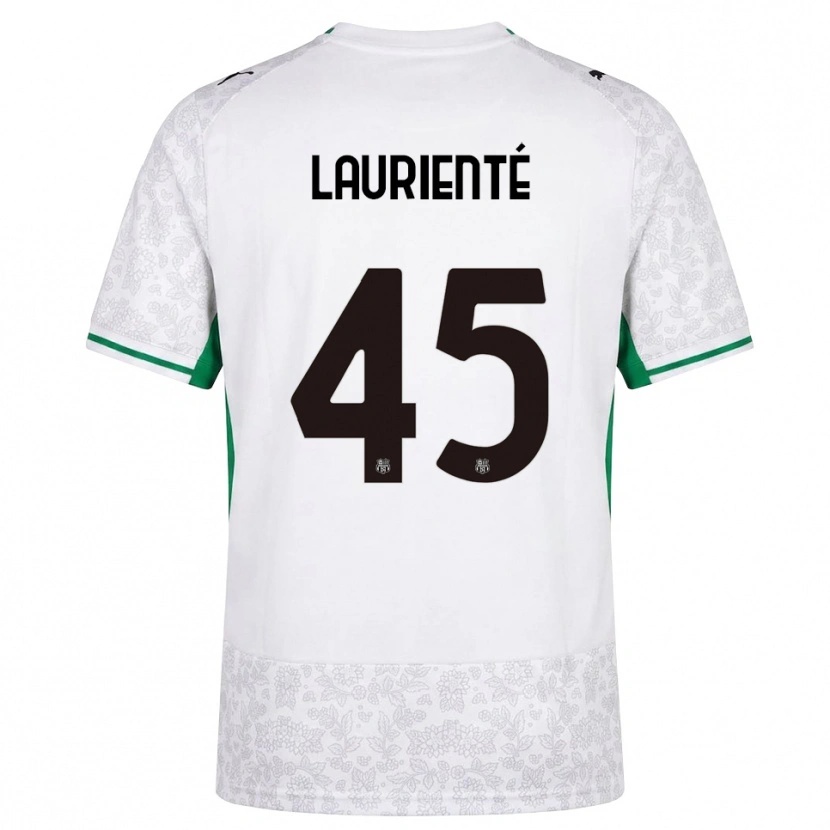 Danxen Heren Armand Laurienté #45 Wit Zwart Groen Uitshirt Uittenue 2026/27 T-Shirt