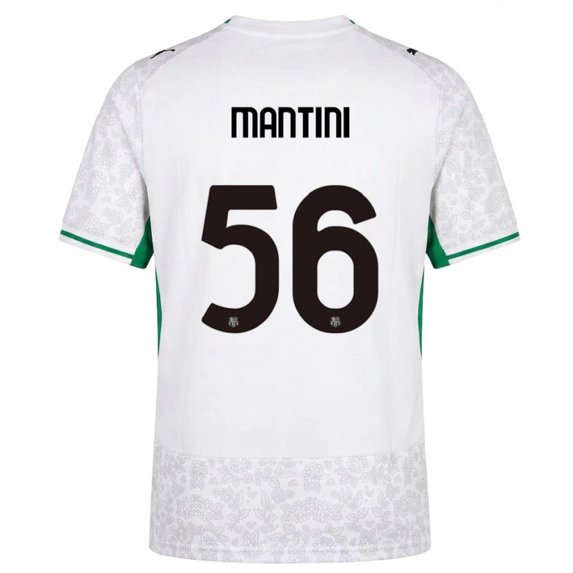 Danxen Heren Raffaele Mantini #56 Wit Zwart Groen Uitshirt Uittenue 2026/27 T-Shirt