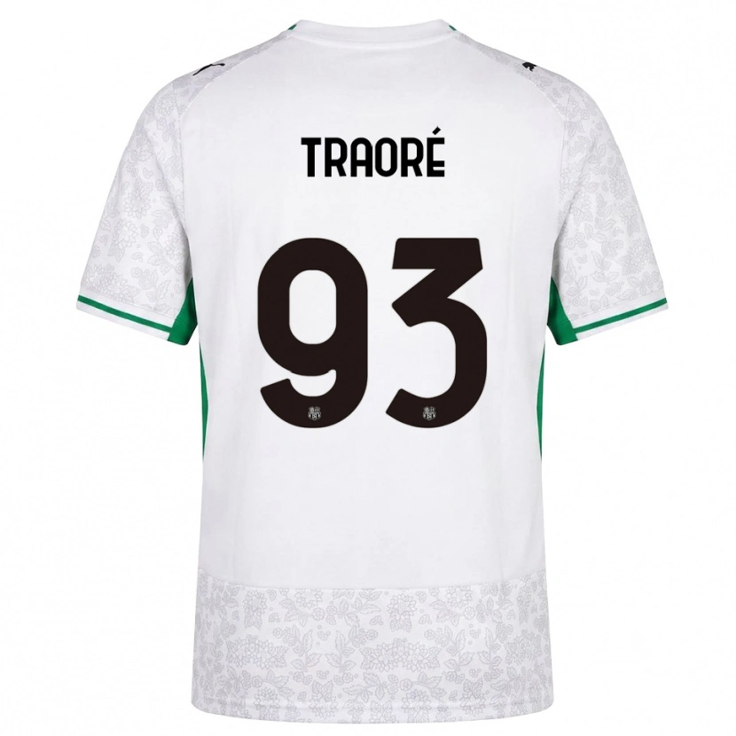 Danxen Heren Kadidia Traoré #93 Wit Zwart Groen Uitshirt Uittenue 2026/27 T-Shirt
