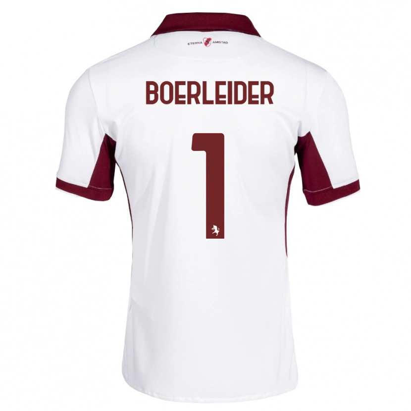Danxen Heren Yannick Boerleider #1 Bordeauxrood Wit Rood Uitshirt Uittenue 2026/27 T-Shirt