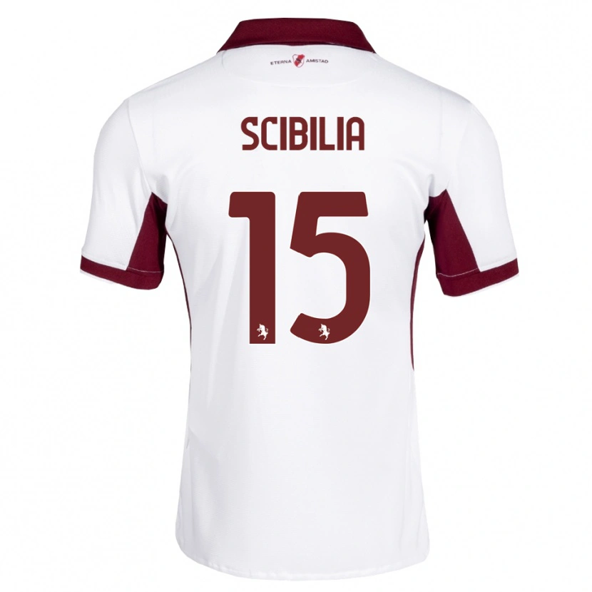 Danxen Heren Dylan Scibilia #15 Bordeauxrood Wit Rood Uitshirt Uittenue 2026/27 T-Shirt
