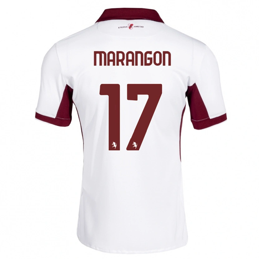 Danxen Heren Riccardo Marangon #17 Bordeauxrood Wit Rood Uitshirt Uittenue 2026/27 T-Shirt