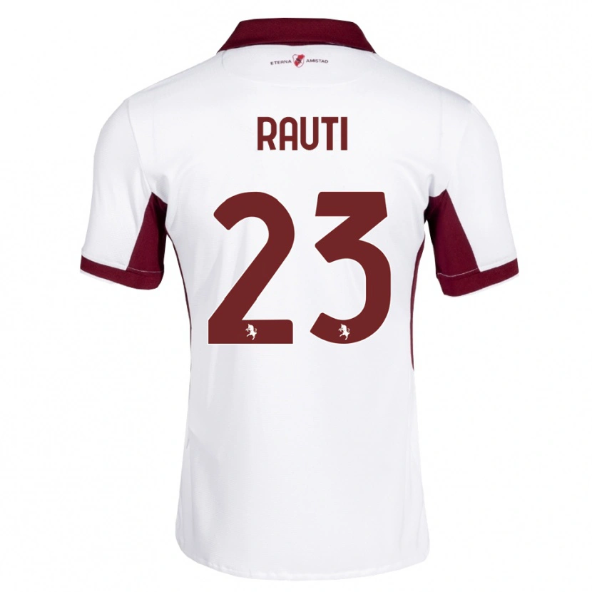 Danxen Heren Nicola Rauti #23 Bordeauxrood Wit Rood Uitshirt Uittenue 2026/27 T-Shirt