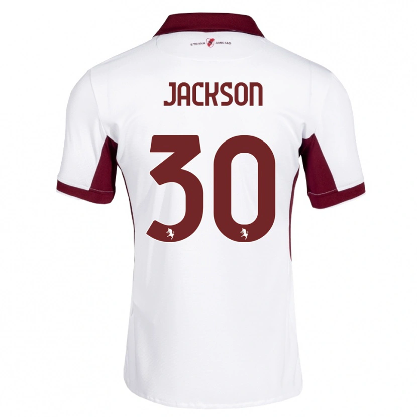 Danxen Heren Michael Jackson #30 Bordeauxrood Wit Rood Uitshirt Uittenue 2026/27 T-Shirt