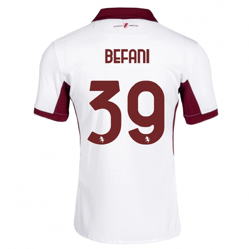 Danxen Heren Haron Befani #39 Bordeauxrood Wit Rood Uitshirt Uittenue 2026/27 T-Shirt