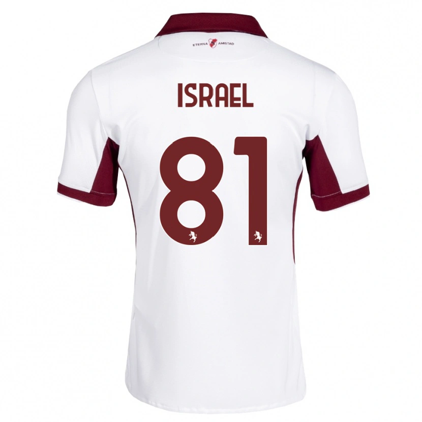 Danxen Heren Franco Israel #81 Bordeauxrood Wit Rood Uitshirt Uittenue 2026/27 T-Shirt