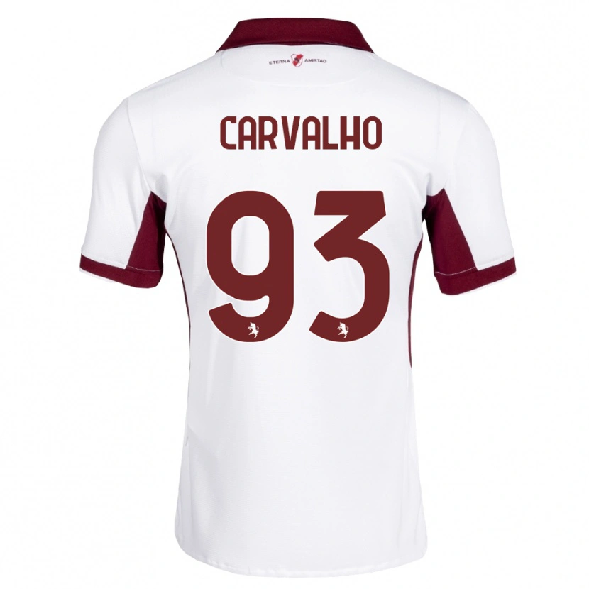Danxen Heren Lorenzo Carvalho #93 Bordeauxrood Wit Rood Uitshirt Uittenue 2026/27 T-Shirt