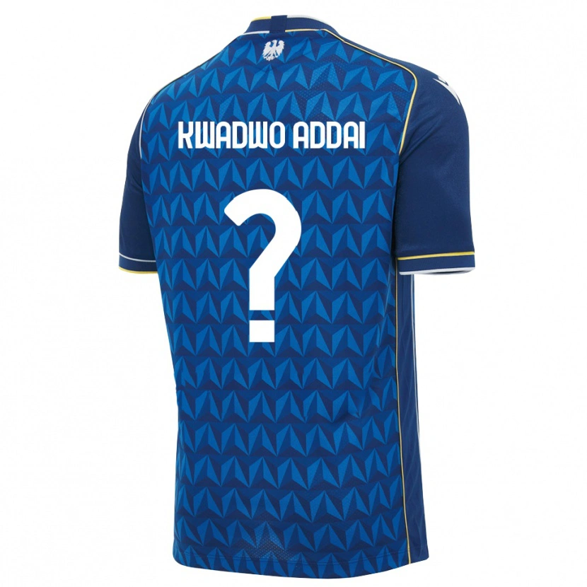 Danxen Heren Kelly Kwadwo Addai #0 Koninklijk Blauw Wit Blauw Uitshirt Uittenue 2026/27 T-Shirt