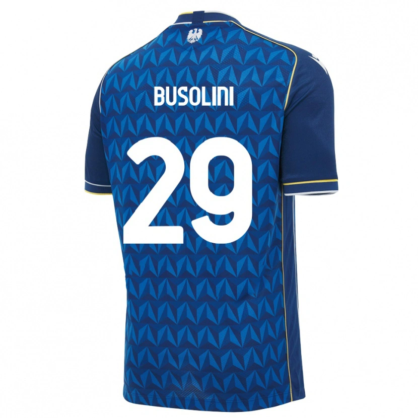 Danxen Heren Alessandro Busolini #29 Koninklijk Blauw Wit Blauw Uitshirt Uittenue 2026/27 T-Shirt