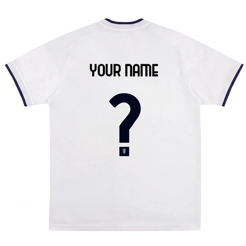 Danxen Heren Uw Naam #0 Wit Rood Koninklijk Blauw Uitshirt Uittenue 2026/27 T-Shirt