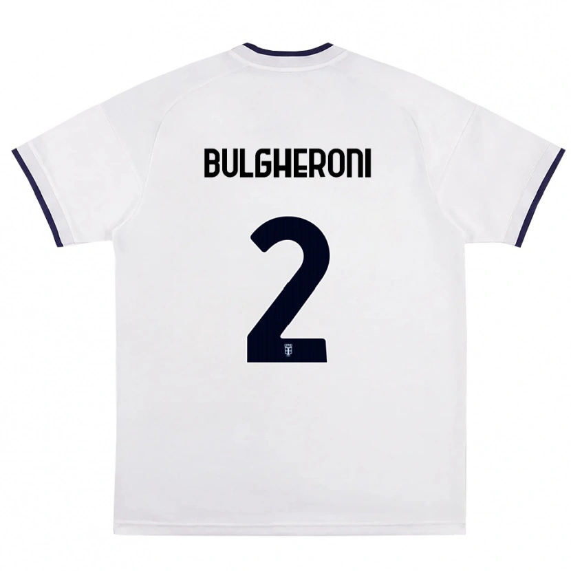 Danxen Heren Italo Bulgheroni #2 Wit Rood Koninklijk Blauw Uitshirt Uittenue 2026/27 T-Shirt
