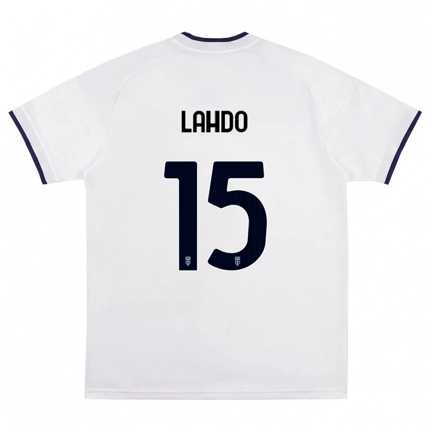 Danxen Heren Adrian Lahdo #15 Wit Rood Koninklijk Blauw Uitshirt Uittenue 2026/27 T-Shirt