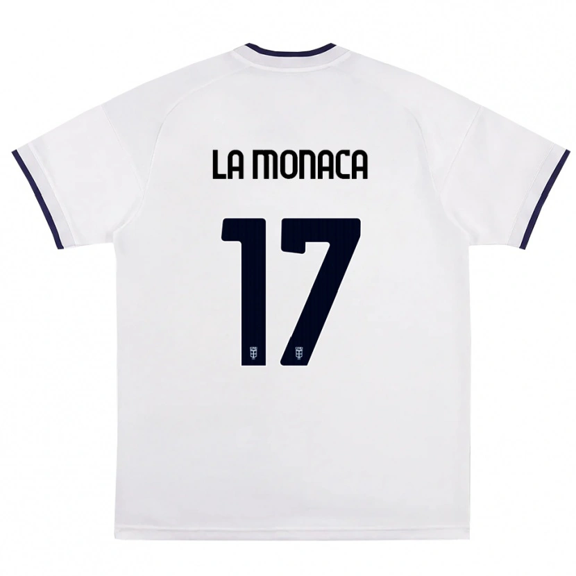 Danxen Heren Michael La Monaca #17 Wit Rood Koninklijk Blauw Uitshirt Uittenue 2026/27 T-Shirt