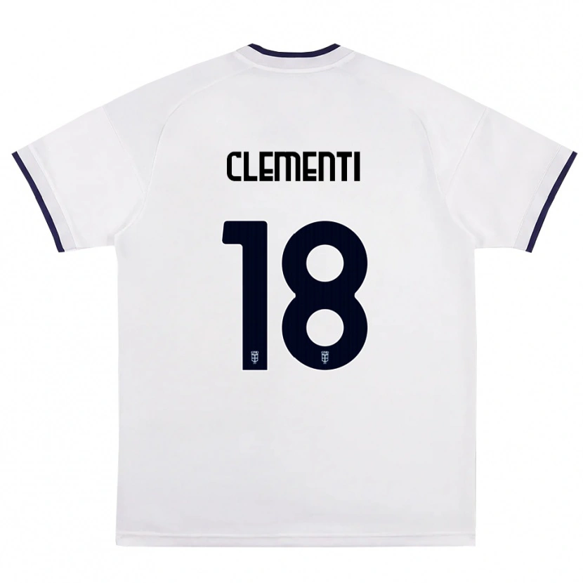 Danxen Heren Thomas Clementi #18 Wit Rood Koninklijk Blauw Uitshirt Uittenue 2026/27 T-Shirt