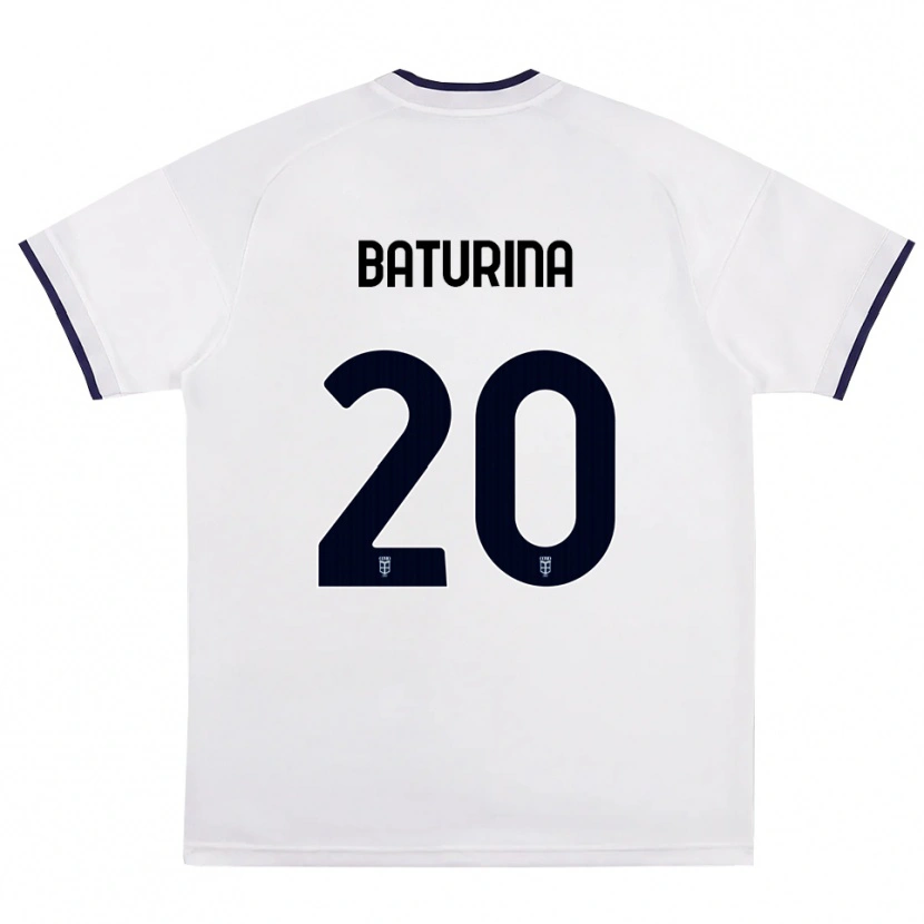 Danxen Heren Martin Baturina #20 Wit Rood Koninklijk Blauw Uitshirt Uittenue 2026/27 T-Shirt