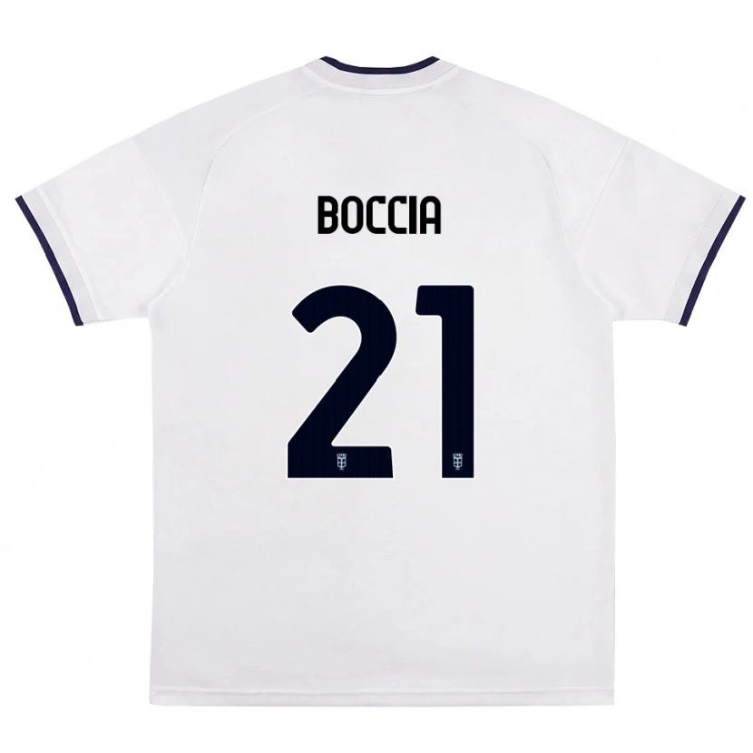 Danxen Heren Thomas Boccia #21 Wit Rood Koninklijk Blauw Uitshirt Uittenue 2026/27 T-Shirt