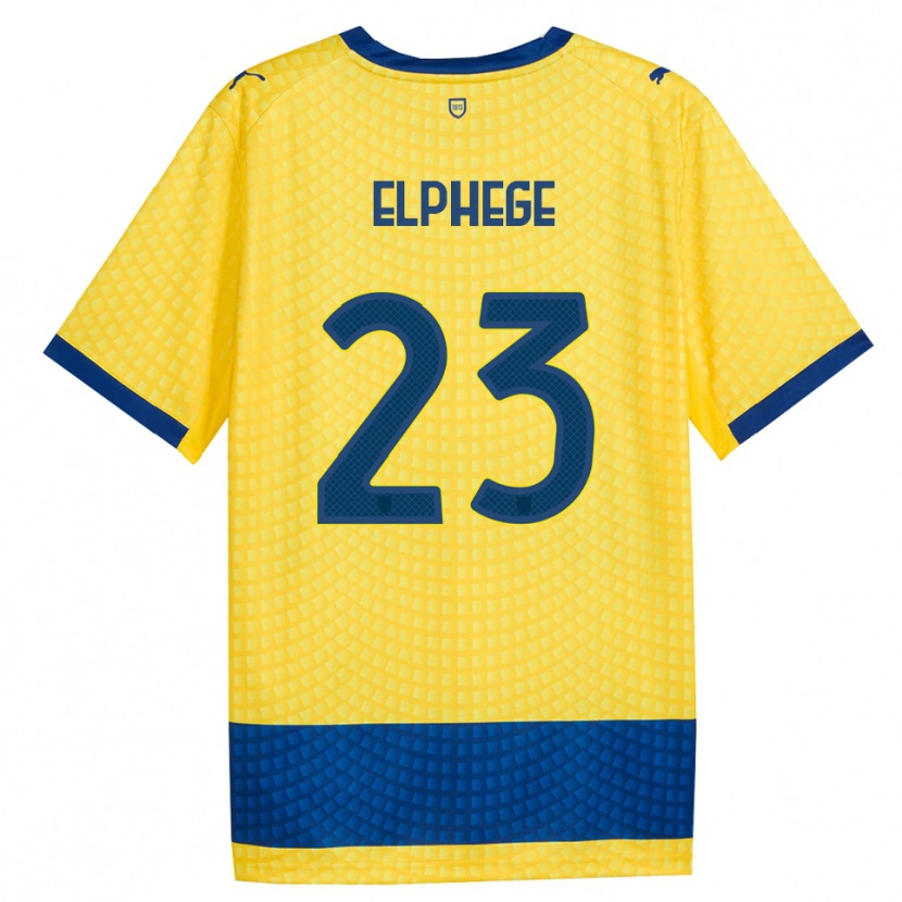 Danxen Heren Nesta Elphege #23 Geel Blauw Zwart Uitshirt Uittenue 2026/27 T-Shirt