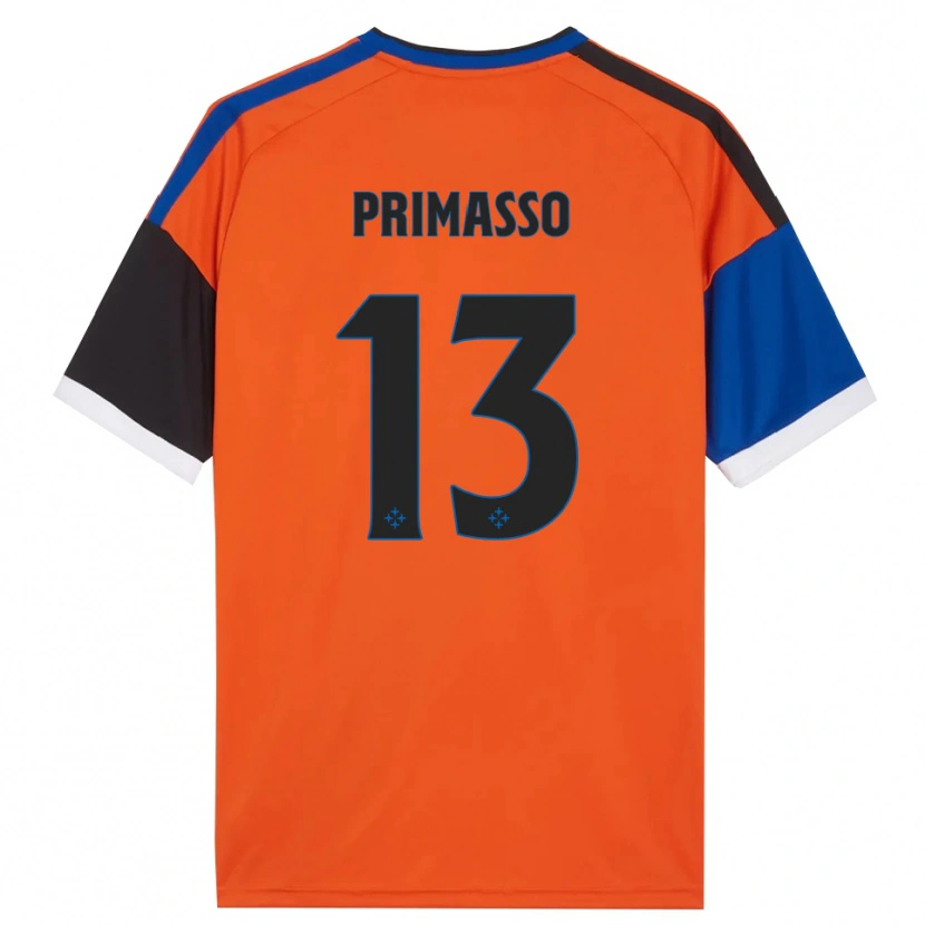 Danxen Heren Andrea Primasso #13 Oranje Blauw Zwart Wit Uitshirt Uittenue 2026/27 T-Shirt
