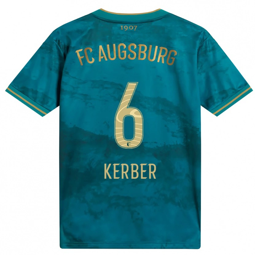 Danxen Heren Luca Kerber #6 Groen Bruin Uitshirt Uittenue 2026/27 T-Shirt