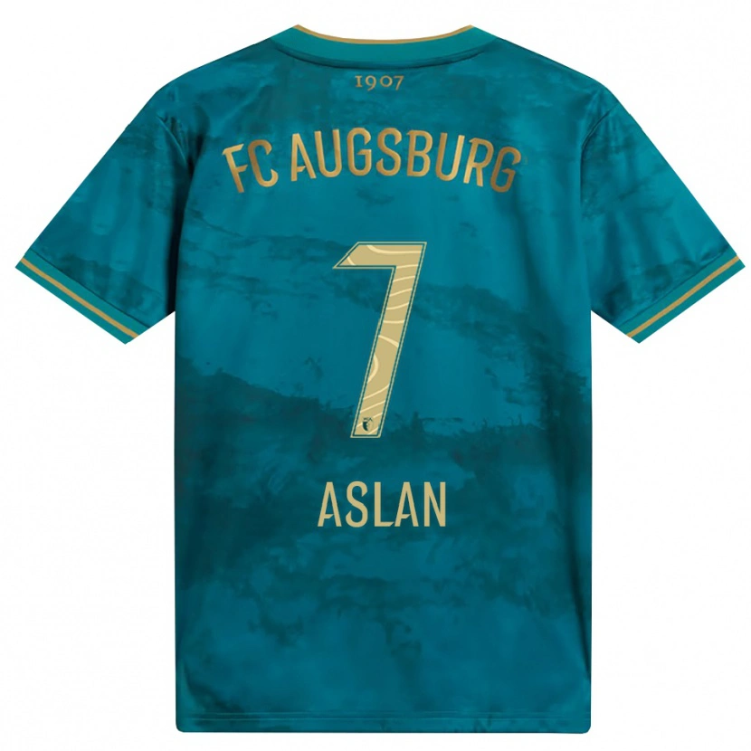 Danxen Heren Berkay Aslan #7 Groen Bruin Uitshirt Uittenue 2026/27 T-Shirt