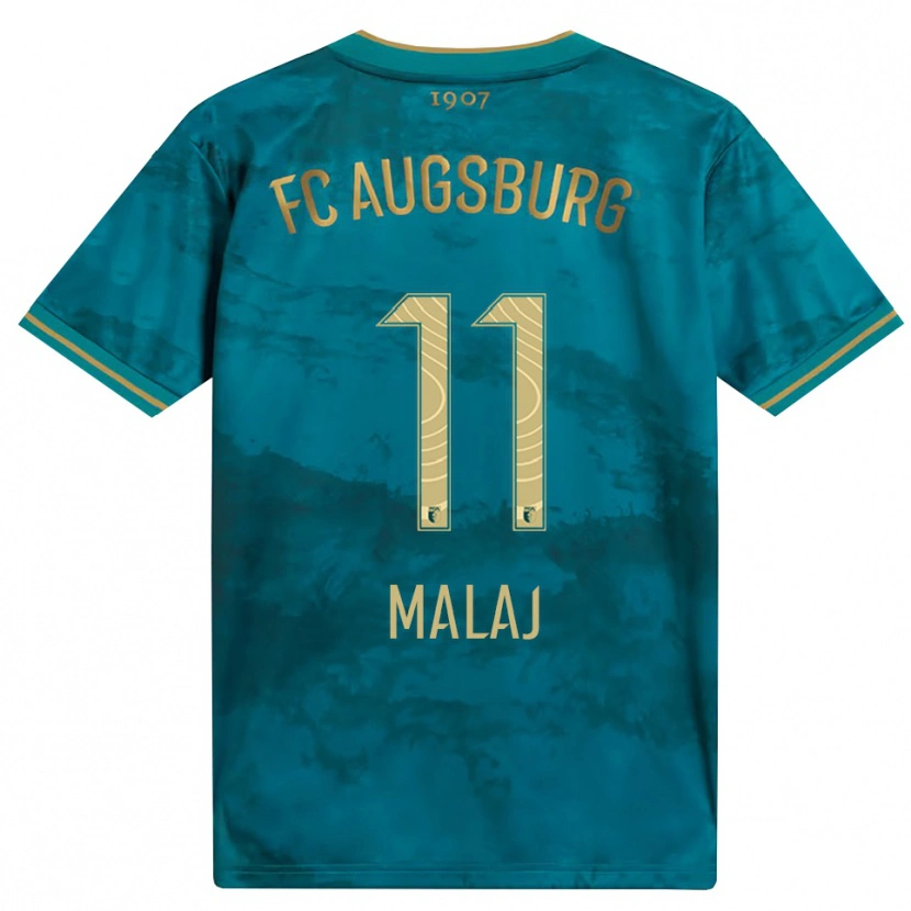 Danxen Heren Aris Malaj #11 Groen Bruin Uitshirt Uittenue 2026/27 T-Shirt