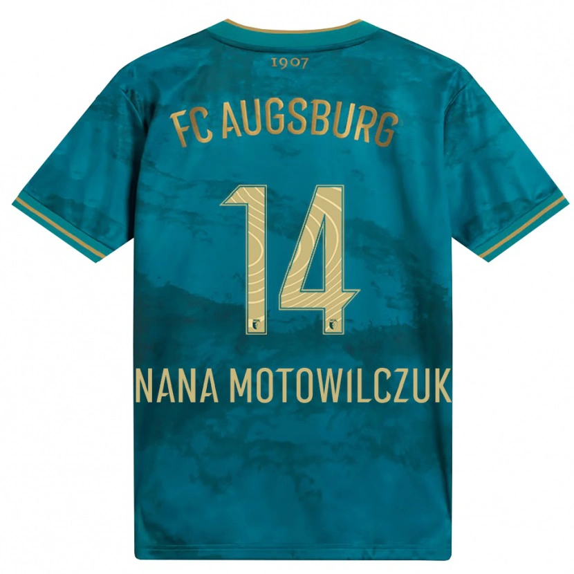 Danxen Heren Kevin Nana #14 Groen Bruin Uitshirt Uittenue 2026/27 T-Shirt