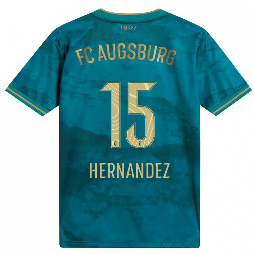 Danxen Heren Saidu Hernandez #15 Groen Bruin Uitshirt Uittenue 2026/27 T-Shirt