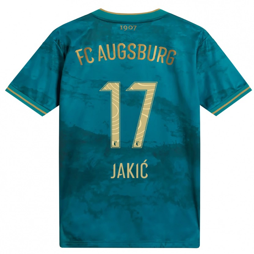 Danxen Heren Kristijan Jakic #17 Groen Bruin Uitshirt Uittenue 2026/27 T-Shirt