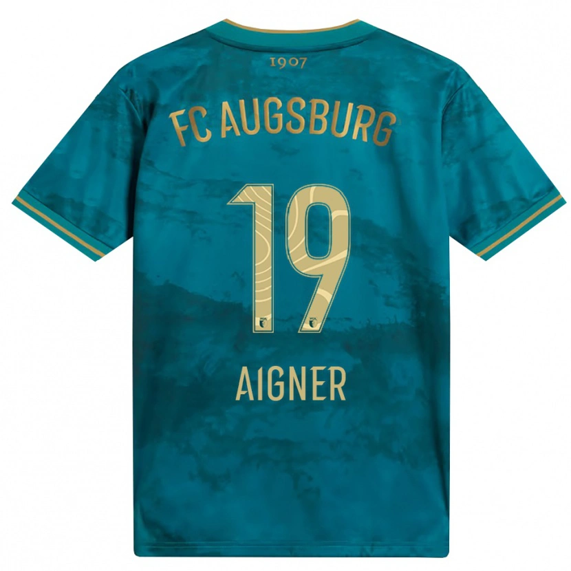Danxen Heren Lukas Aigner #19 Groen Bruin Uitshirt Uittenue 2026/27 T-Shirt