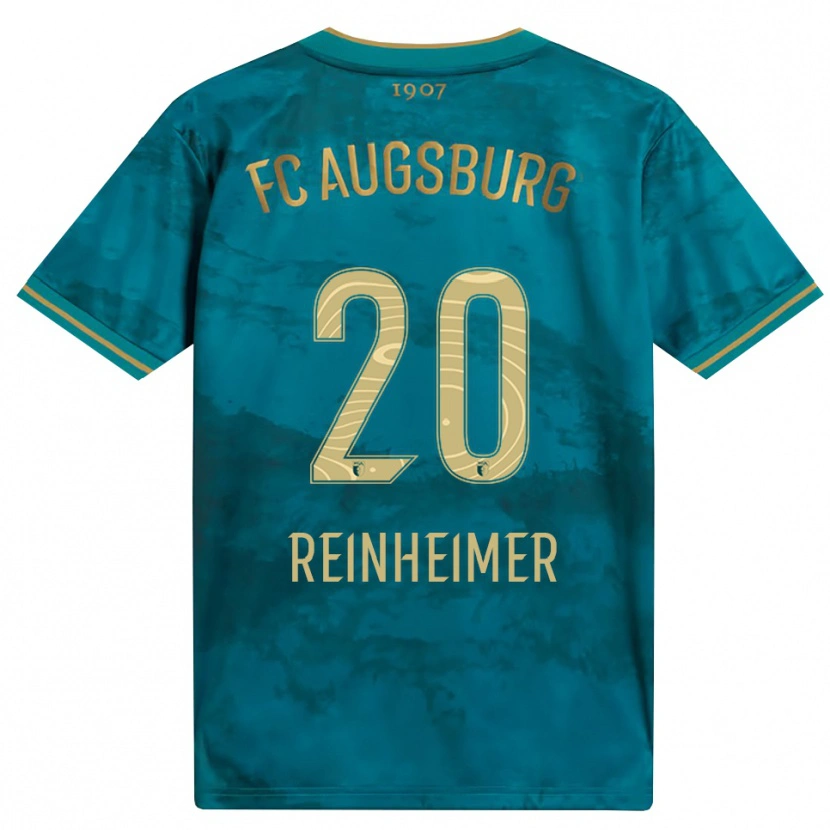 Danxen Heren Pirmin Reinheimer #20 Groen Bruin Uitshirt Uittenue 2026/27 T-Shirt