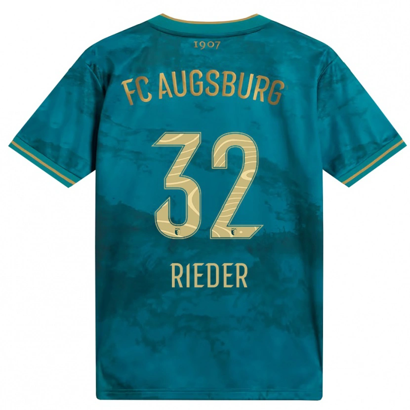 Danxen Heren Fabian Rieder #32 Groen Bruin Uitshirt Uittenue 2026/27 T-Shirt