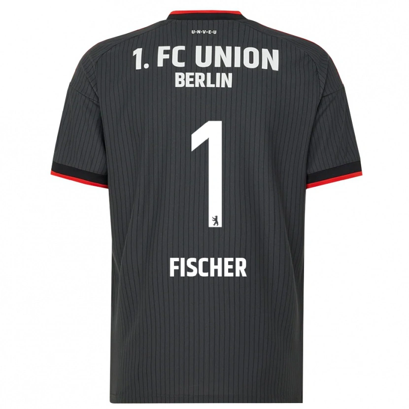 Danxen Heren Lennard Fischer #1 Zwart Wit Rood Uitshirt Uittenue 2026/27 T-Shirt