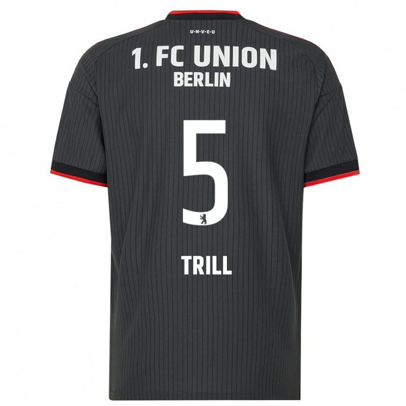 Danxen Heren Santiago Trill #5 Zwart Wit Rood Uitshirt Uittenue 2026/27 T-Shirt