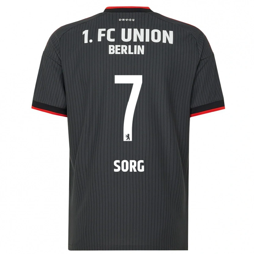 Danxen Heren Leonard Sorg #7 Zwart Wit Rood Uitshirt Uittenue 2026/27 T-Shirt