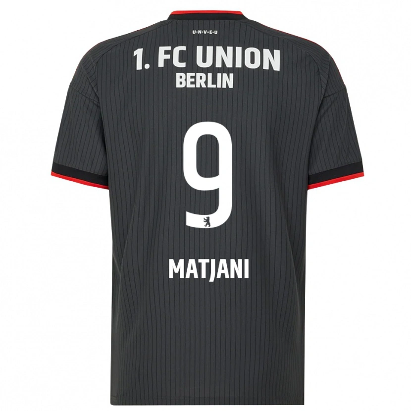 Danxen Heren Francesco Matjani #9 Zwart Wit Rood Uitshirt Uittenue 2026/27 T-Shirt
